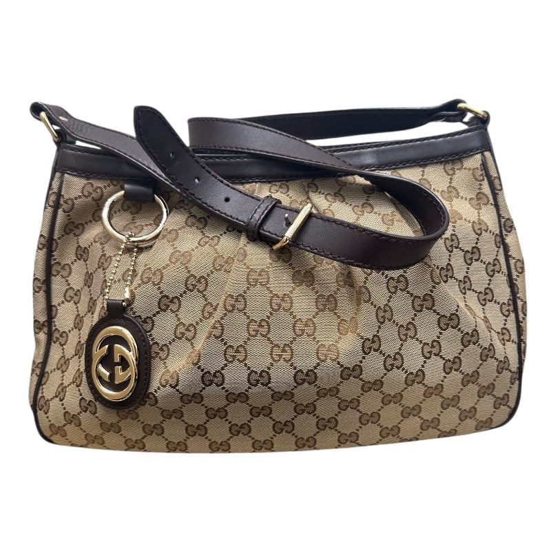 グッチ GUCCI スーキーショルダーバッグ 296834 ベージュ ブラウン GG 
