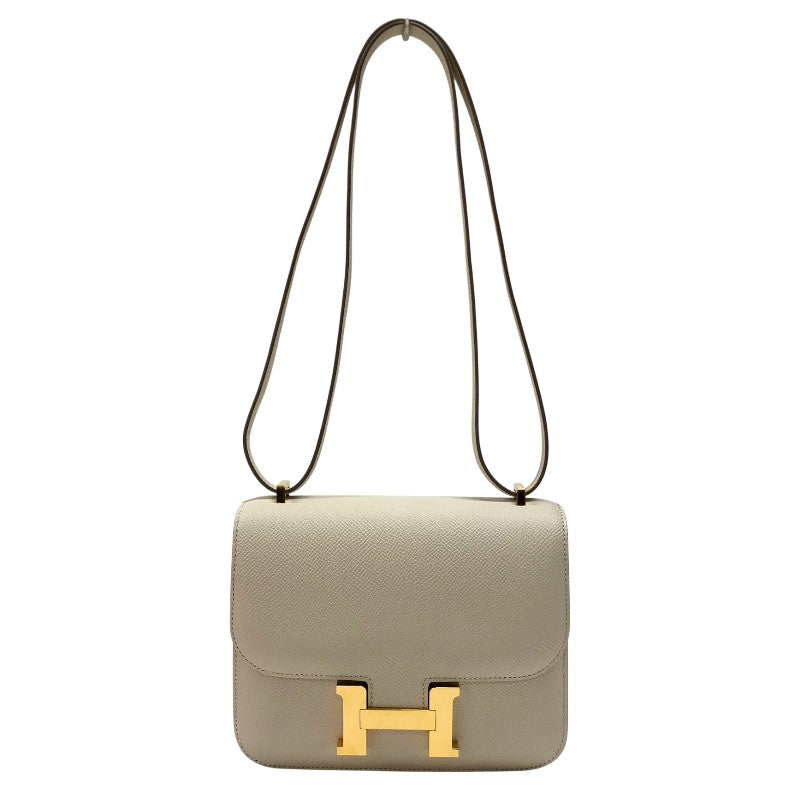 エルメス HERMES コンスタンス3ミニ B刻　(2023年製) クレ ゴールド金具 ヴォーエプソン レディース ショルダーバッグ エルメス HERMES コンスタンス3ミニ B刻 (2023年製) クレ ゴールド金具