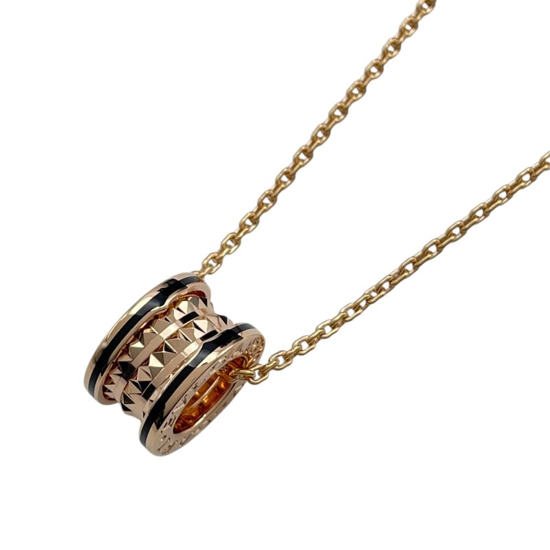 ブルガリ BVLGARI ビーゼロワンロックネックレス ピンクゴールド Au750