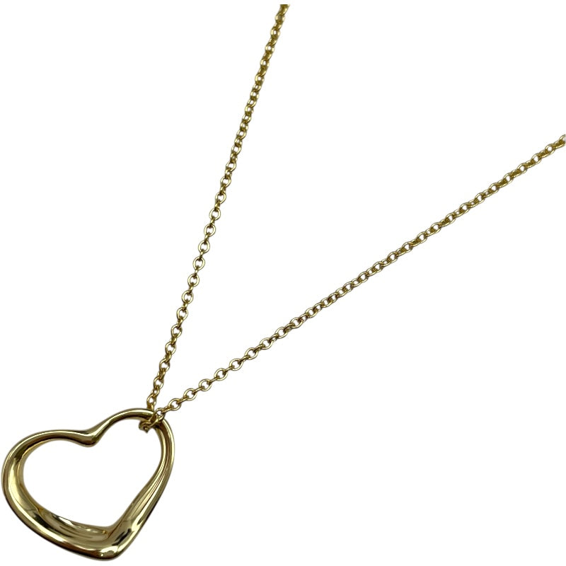 ティファニー TIFFANY＆CO オープンハートネックレス ゴールド K18 