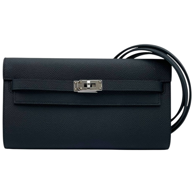 エルメス HERMES ケリートゥーゴー K刻 ブラック SVxGD金具 シェーブル レディース ショルダーバッグ エルメス HERMES ケリートゥーゴー K刻 ブラック SV金具 エプソン