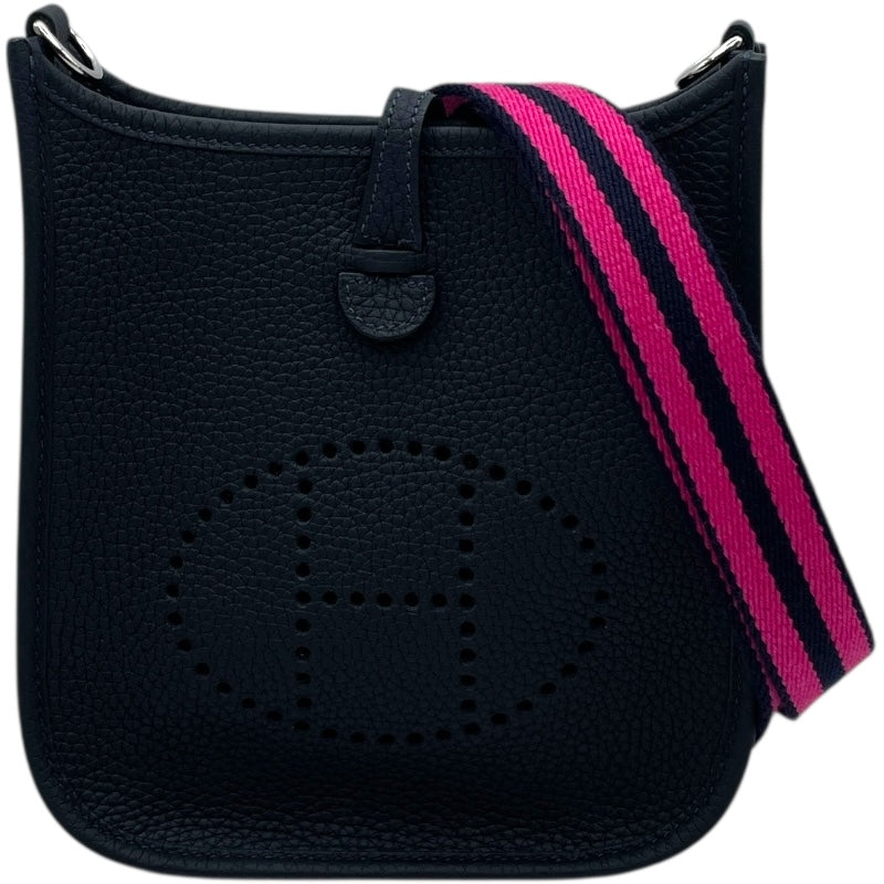 ■美品■　エルメス エヴリン TPM ショルダー バッグ  トゴ Z刻 ブラック SS 【307287】8 HERMES - □美品□ エルメス エヴリン TPM ショルダー バッグ トゴ Z刻