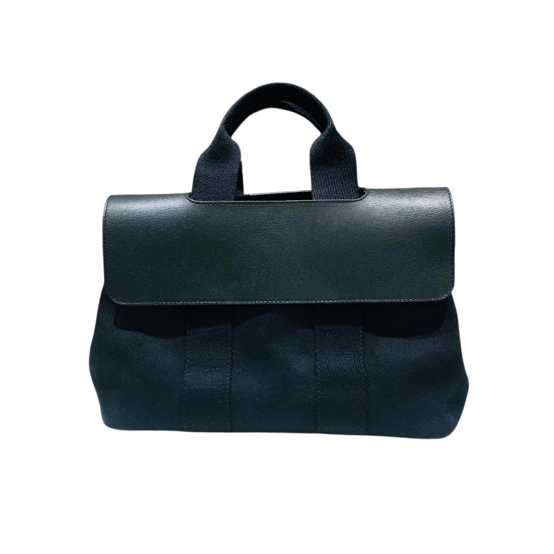 HERMES 　ヴァルパライソ　ブラック エルメス HERMES ヴァルパライソPM ブラック トワル・レザー