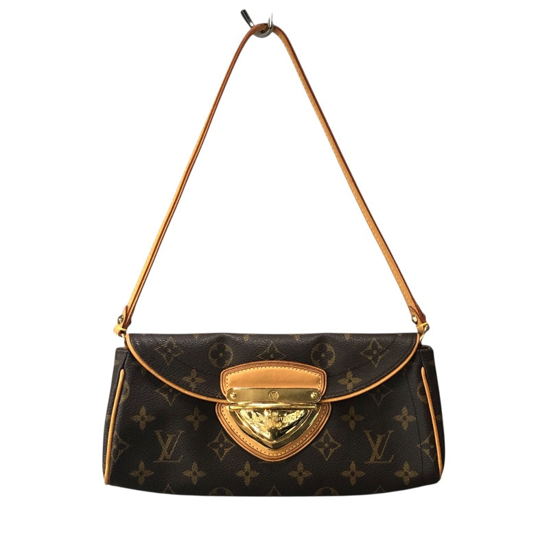 本物 ルイヴィトン LOUIS VUITTON LV ポシェット ビバリー モノグラム ショルダーバッグ ブラウン M40122 Pochette Beverly ビトン バッグ 中古・ ルイ・ヴィトン LOUIS VUITTON ポシェット・ビバリー M40122 ブラウン