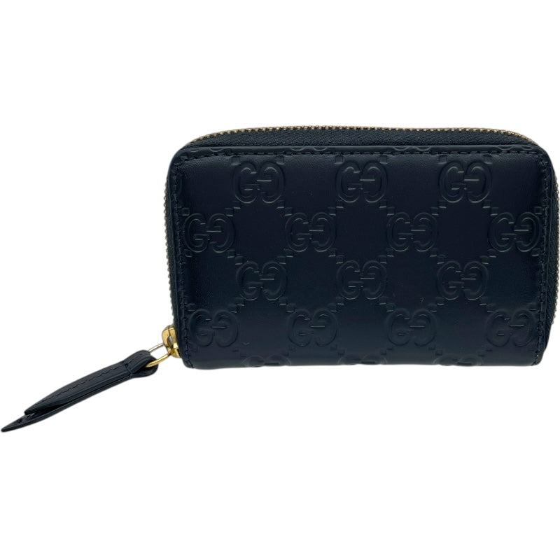 グッチ GUCCI グッチシマコインケース 447939 ブラック グッチシマ 