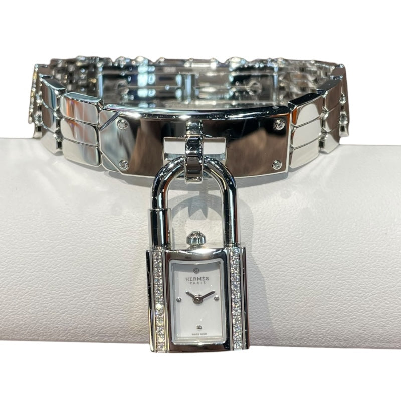【週末限定値下】エルメス HERMES ケリーウォッチレディース腕時計 シルバー エルメスケリーウォッチ ドゥブルトゥール レディース 腕時計 HERMES