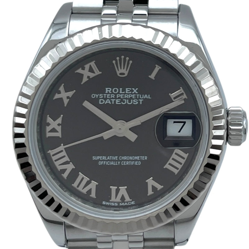 中古 ロレックス ROLEX 279174 ランダムシリアル グレー レディース 腕時計 楽天市場】【中古】 ロレックス ROLEX レディ デイトジャスト 28