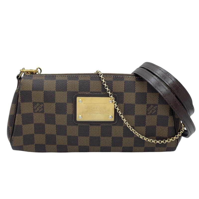 ルイ・ヴィトン LOUIS VUITTON エヴァ N55213 ブラウン ダミエ・エベヌ
