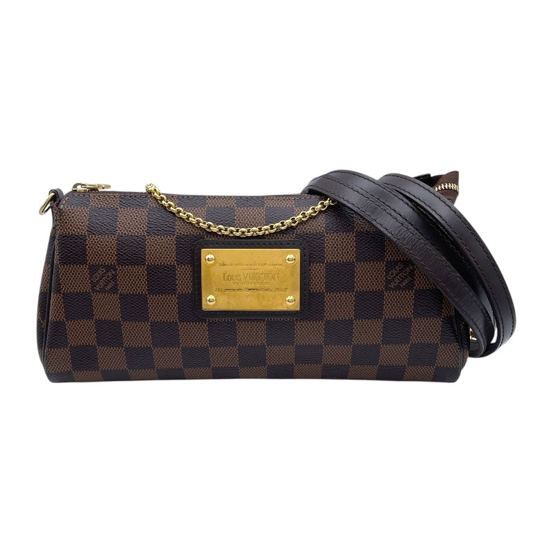ルイ・ヴィトン LOUIS VUITTON エヴァ N55213 ブラウン ダミエ・エベヌ 