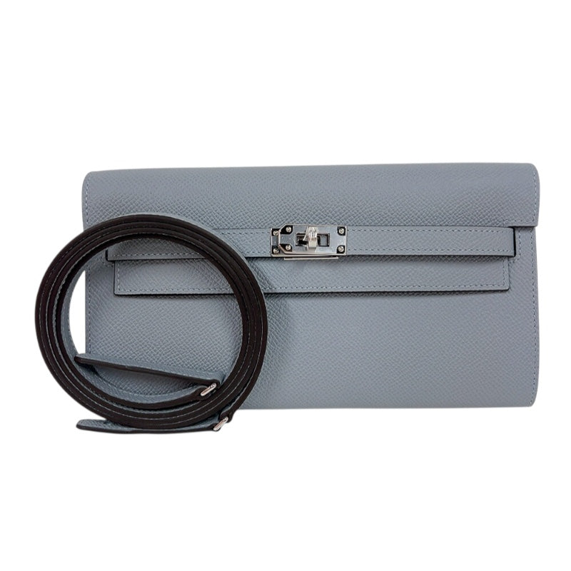 エルメス HERMES ケリートゥーゴー K刻印 (2025年製) ブルーグラシエ