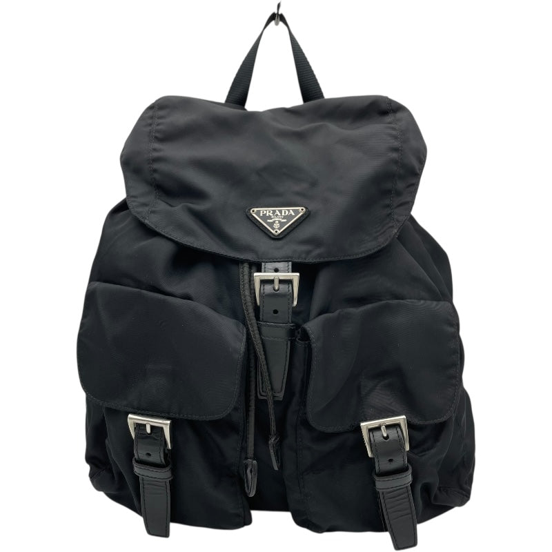 プラダ PRADA ナイロン バックパック ブラック ナイロン レディース 