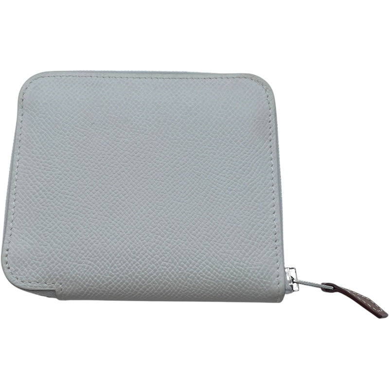 エルメス HERMES アザップコンパクトシルクイン B刻 ニューホワイト SV金具 エプソン レディース 二つ折り財布 エルメス HERMES アザップコンパクトシルクイン B刻 ニューホワイト SV