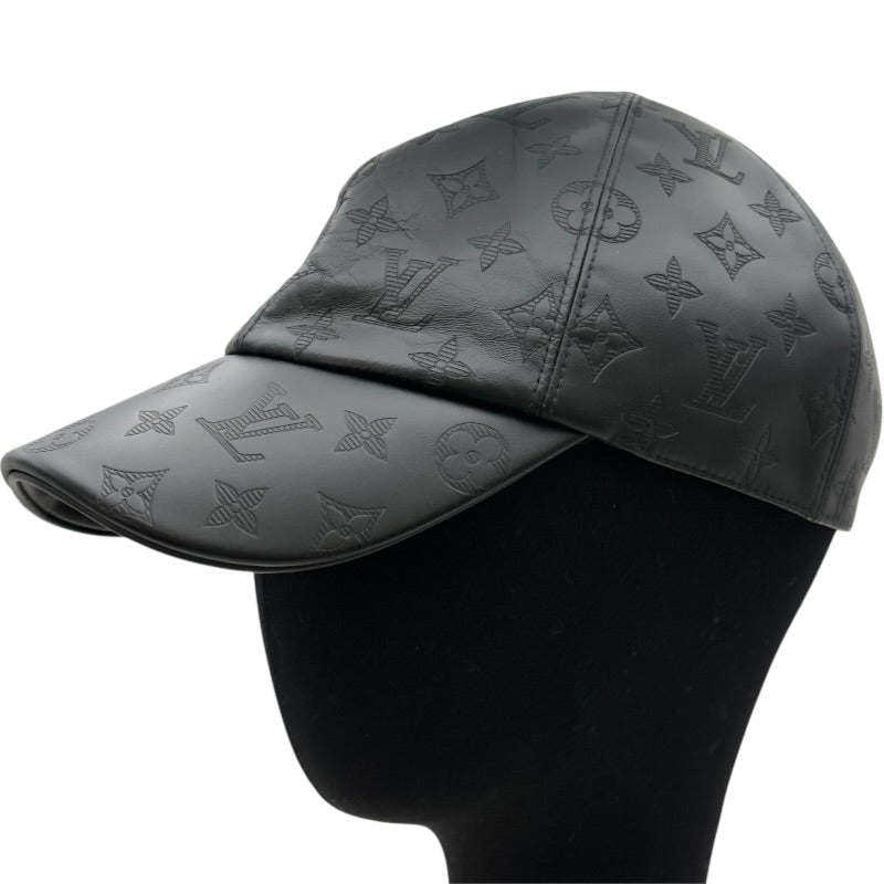 ルイ・ヴィトン LOUIS VUITTON モノグラム シャドウレザー キャップ