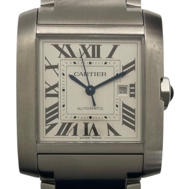 カルティエ Cartier タンクフランセーズ LM WSTA0067 シルバー SS 自動