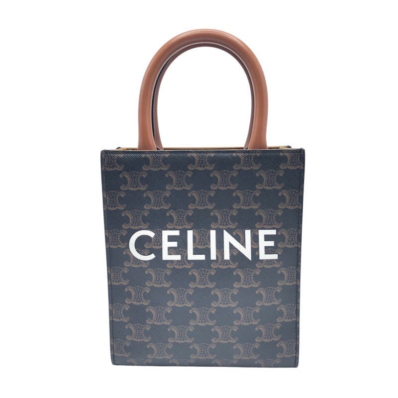 セリーヌ CELINE ミニ バーティカルカバ 194372 トリオンフキャンバス 