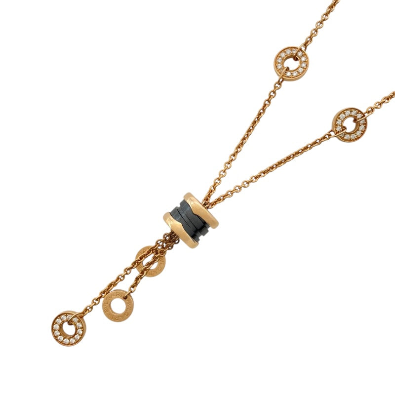 ブルガリ BVLGARI ビーゼロワンエレメントネックレス ピンクゴールド