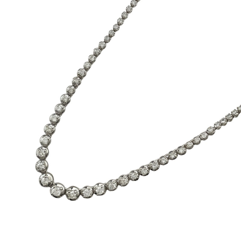 ダイヤモンドテニスネックレス プラチナ Pt850 ジュエリー | 中古