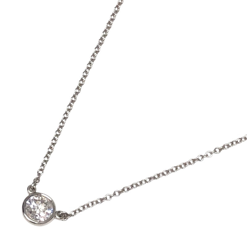 ティファニー TIFFANY＆CO バイザヤードネックレス シルバー Pt950
