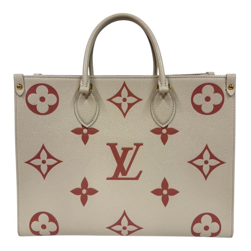 バッグ LOUIS VUITTON ルイ・ヴィトン LOUIS VUITTON オンザゴーMM M21575 ベージュ バイ
