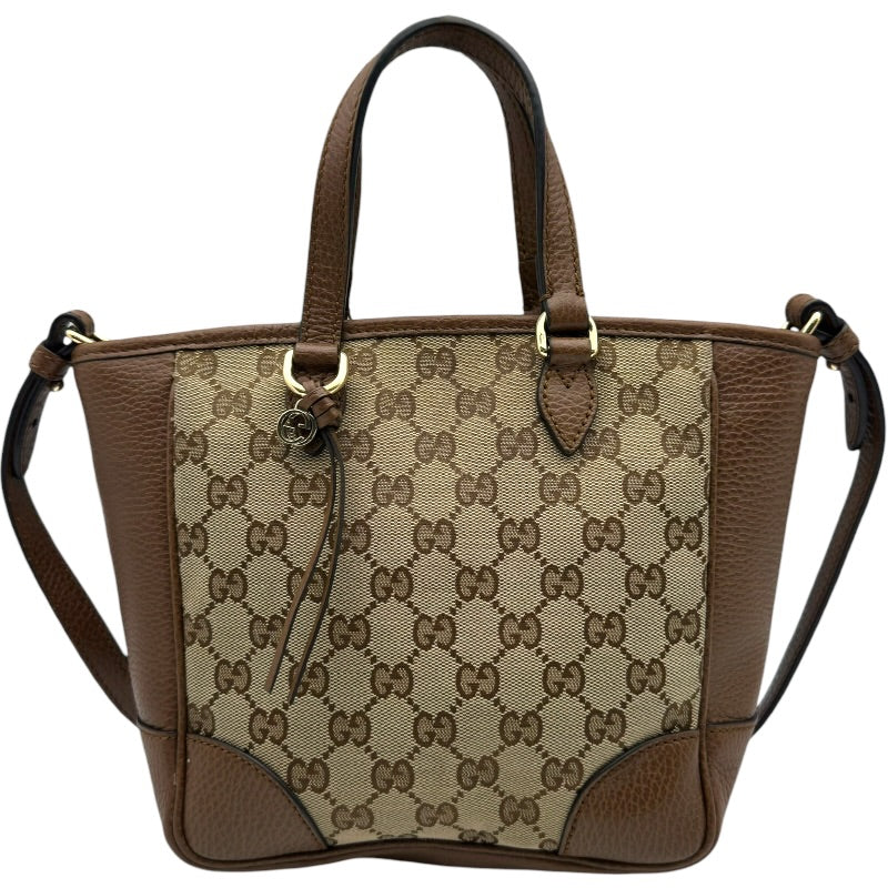 GUCCI GGキャンバス ハンドバッグ ブラウン グッチ GUCCI GGキャンバス ハンドバッグ 449241 ブラウン GG