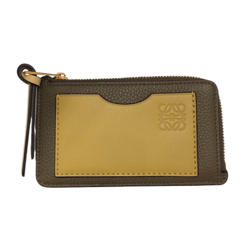 ロエベ LOEWE コインカードホルダー C660Z40X07 カーキ・ジンジャー