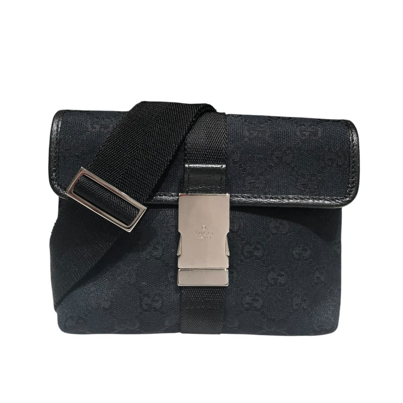 グッチ GUCCI GGキャンバス ウエストポーチ 131236 ブラック GG グッチ GUCCI GGキャンバス ウエストポーチ 131236 ブラック GG