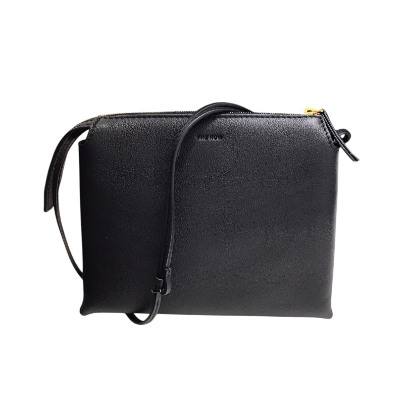 ザ ロウ The Row ショルダーバッグ ブラック シルバー金具 レザー レディース ショルダーバッグ ザ ロウ The Row ニューミニツインショルダーバッグ ブラック レザー