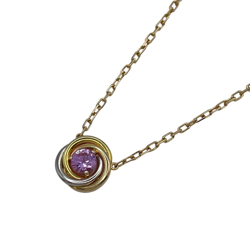 カルティエ Cartier ベビートリニティネックレス ゴールド K18 ピンク カルティエ Cartier ベビートリニティネックレス ゴールド K18 ピンク