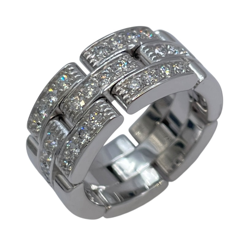 カルティエ Cartier マイヨンパンテールダイヤリング3ロウ ホワイト