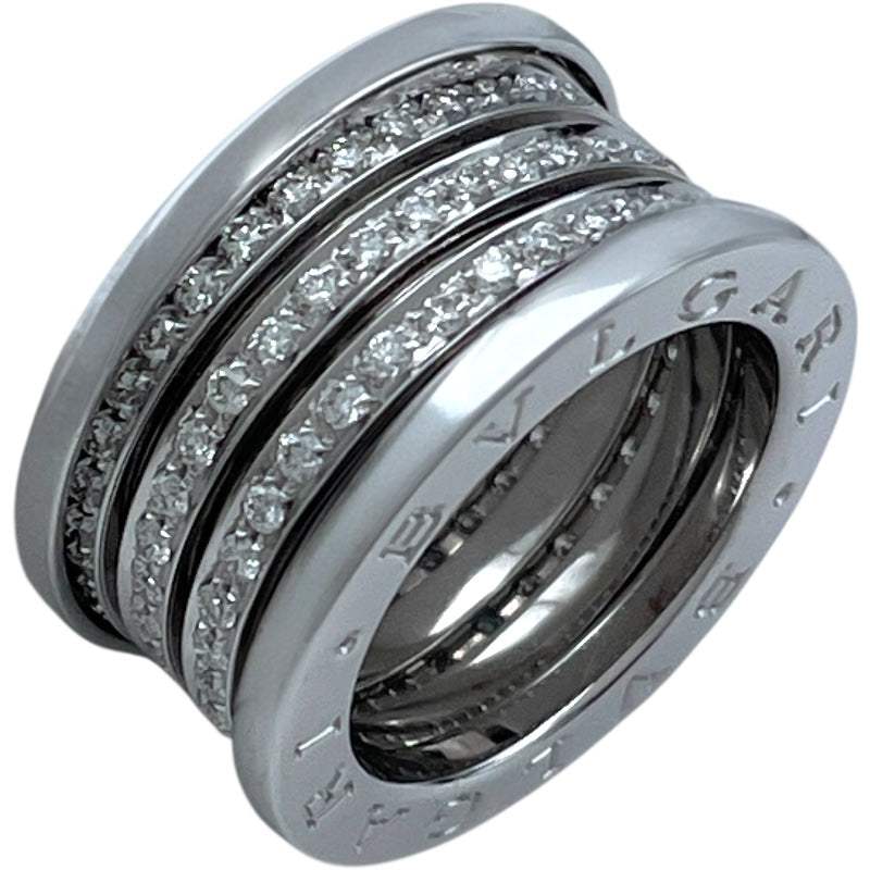 ブルガリ BVLGARI ビーゼロワンリング4バンド(M) ホワイトゴールド 750 