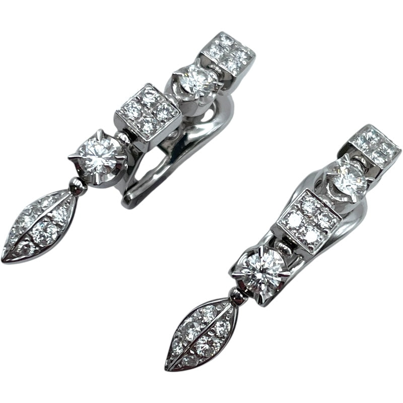 ブルガリ BVLGARI ルチアピアス ホワイトゴールド 750 ジュエリー