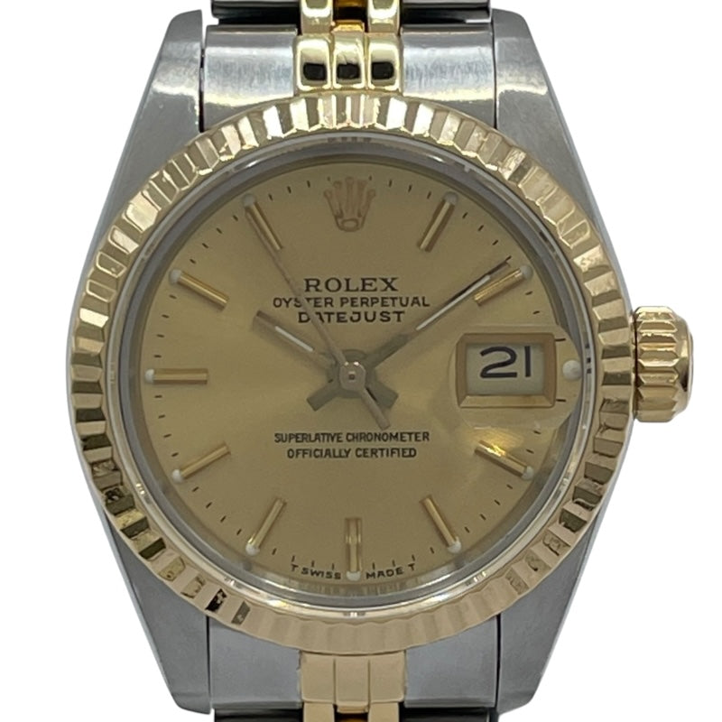 ロレックス ROLEX デイトジャスト 69173 ゴールド K18/SS レディース