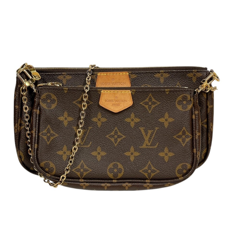 LOUIS VUITTON ルイ•ヴィトンポシェットアクセソワールブラウン ルイ・ヴィトン LOUIS VUITTON ミュルティ・ポシェット・アクセ