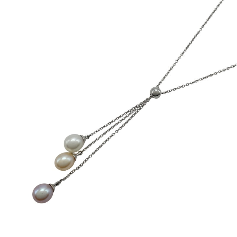 ティファニー TIFFANY＆CO ネックレス ホワイトゴールド 750 パール 