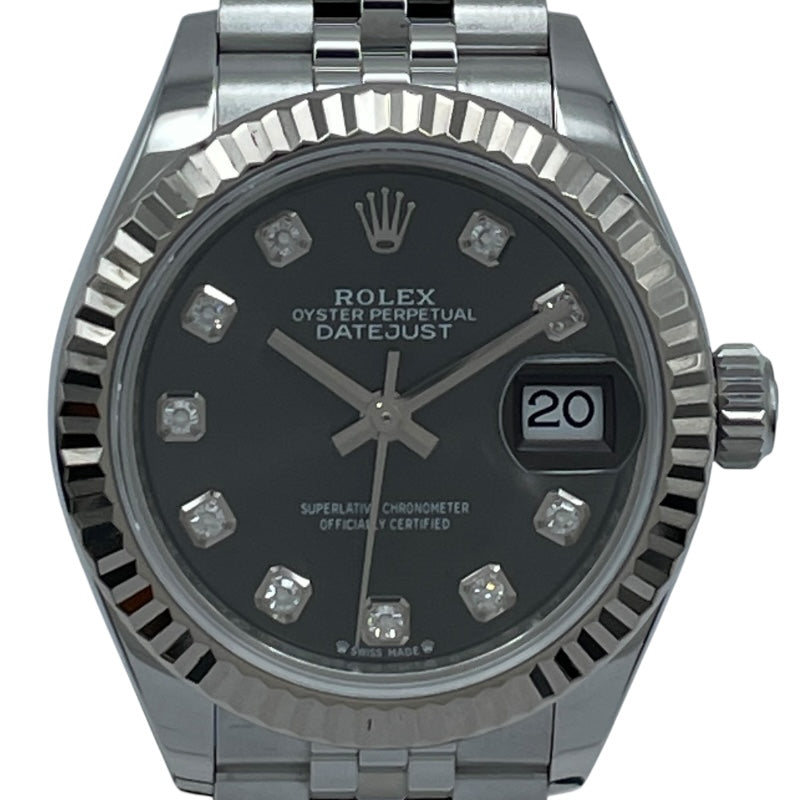 ロレックス ROLEX デイトジャスト28 ダークグレー 279174G