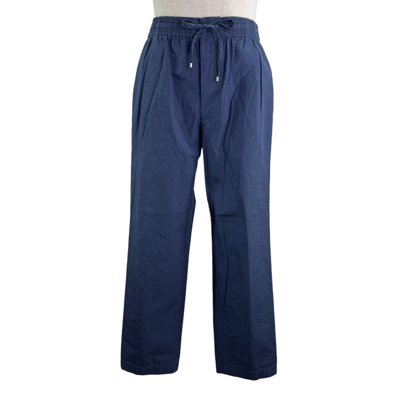 エルメス　パンツ　2本 エルメス HERMES コットンボタンフライパンツ ネイビー コットン