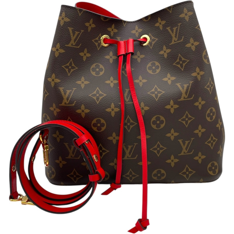 ルイ・ヴィトン LOUIS VUITTON ネオノエ M44021 レッド モノグラム