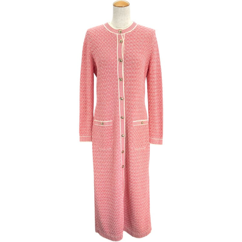 シャネル CHANEL ココマークノーカラーニットカーディガン P70398