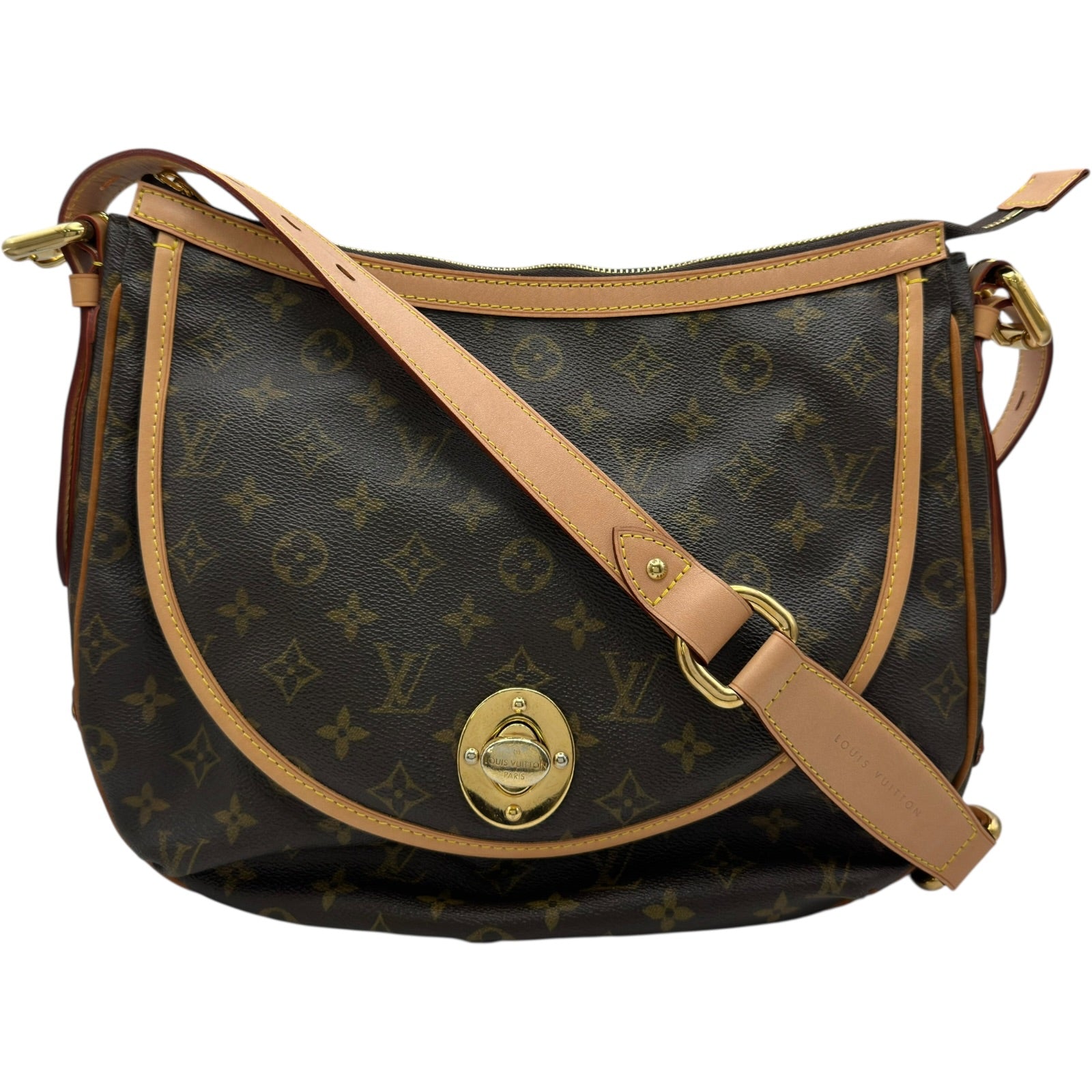 ルイ・ヴィトン LOUIS VUITTON トゥラムGM M40075 ブラウン モノグラム 