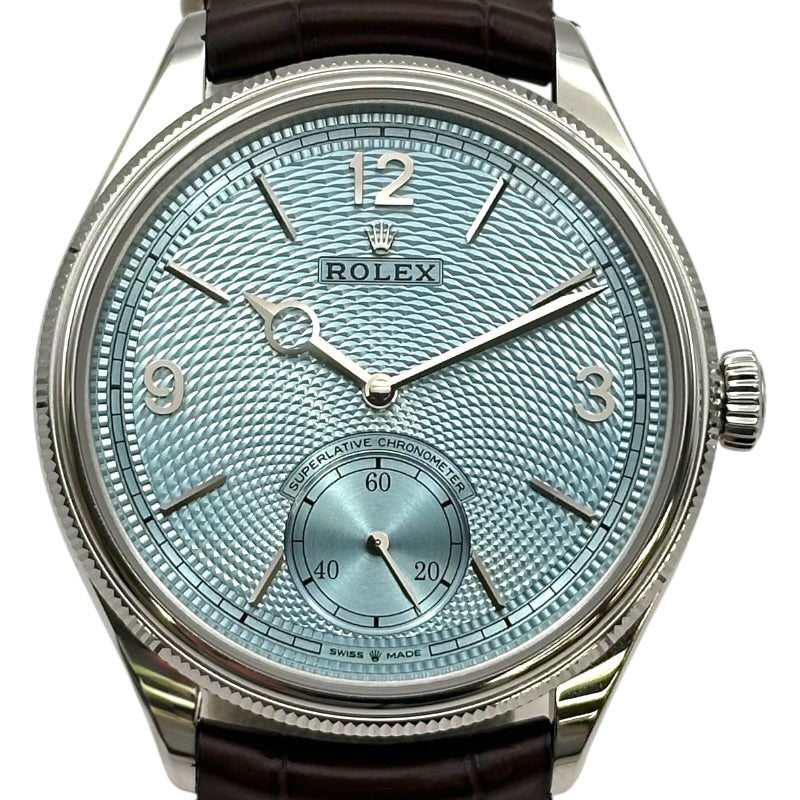 ロレックス ROLEX 1908 52506 アイスブルー プラチナ 自動巻き メンズ