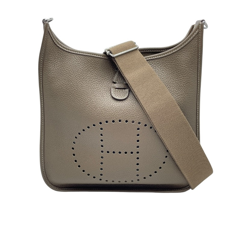 エルメス HERMES エヴリン3PM Z刻 エトゥープ シルバー金具 トリヨン レディース ショルダーバッグ エルメス HERMES エヴリン3PM Z刻 エトゥープ シルバー金具 トリヨン