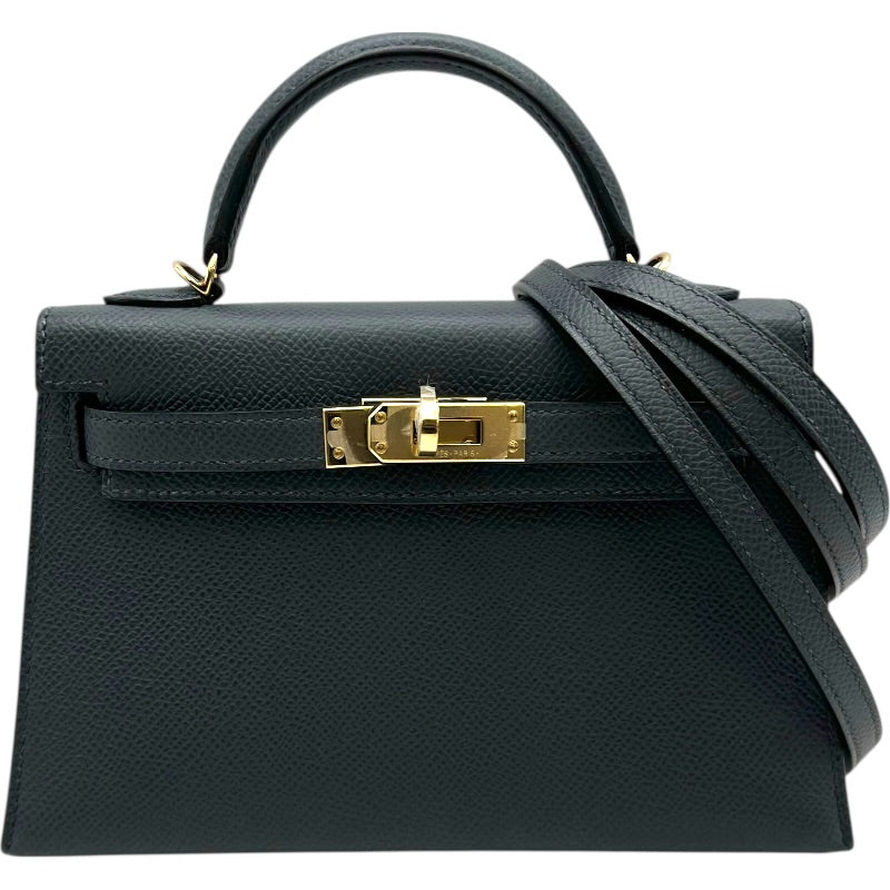 エルメス HERMES ミニケリー2 W刻 グリミスティ ゴールド金具 エプソン