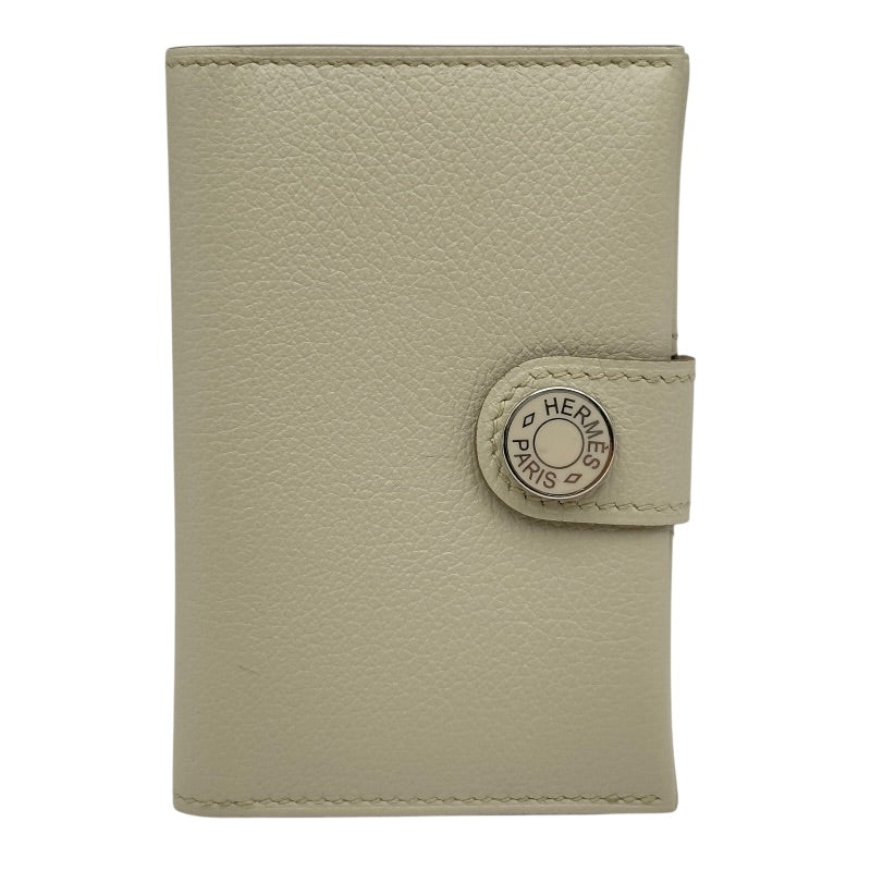 エルメス HERMES RMSカードケース W刻 べトン SV金具 エバーカラー
