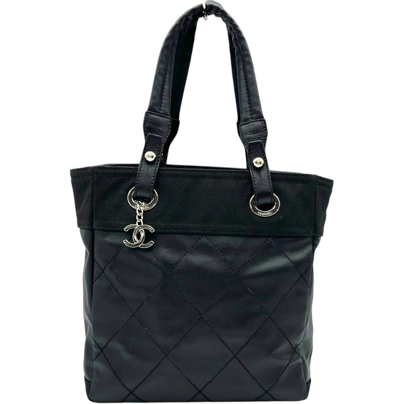 シャネル CHANEL パリビアリッツ トートPM A34208 11番台 ブラック