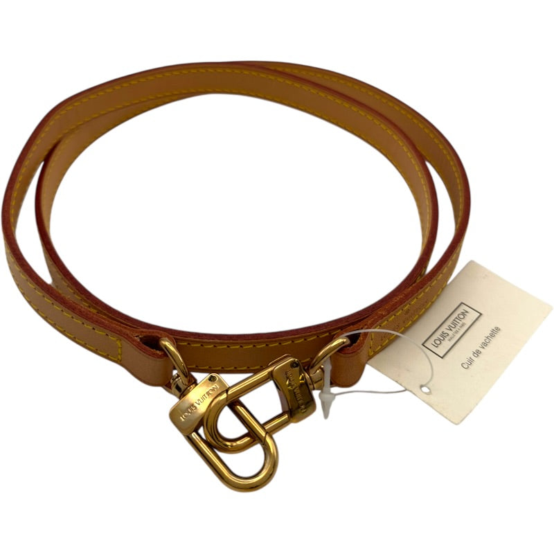 ルイ・ヴィトン LOUIS VUITTON ショルダーストラップ ベージュ レザー