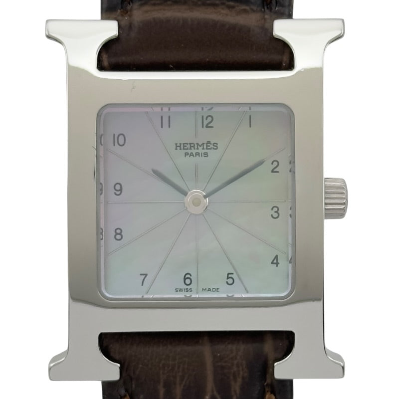 エルメス HERMES Hウォッチ ピンクシェル HH1210 ピンクシェル