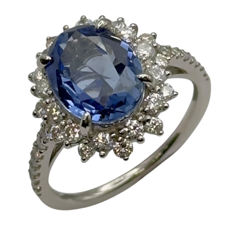 サファイア非加熱リング プラチナ Pt900 ジュエリー | 中古ブランド