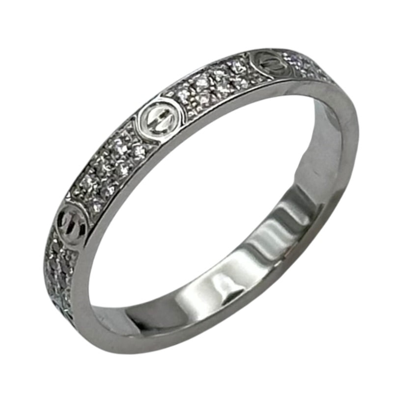 カルティエ Cartier ミニラブリングパヴェダイヤ ホワイトゴールド 