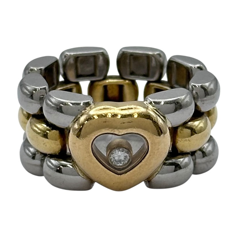 ショパール Chopard ハッピーダイヤリング ゴールド/ステンレス