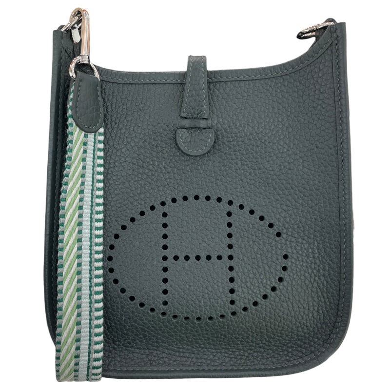 エルメス HERMES エヴリンTPM K刻印 ヴェールマングローブ/シルバー金具 トリヨン レディース ショルダーバッグ エルメス HERMES エヴリンTPM K刻印 ヴェールマングローブ/シルバー
